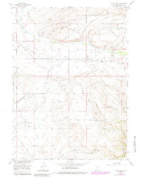 Oberg Ranch 1955 topographic map thumbnail