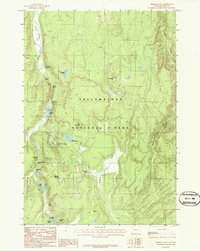 Obsidian Cliff 1986 topographic map thumbnail