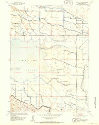 Ocean Lake 1950 topographic map thumbnail