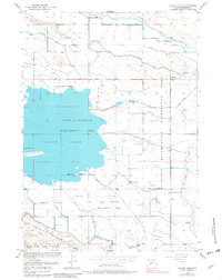 Ocean Lake 1958 topographic map thumbnail