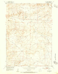 Ocla Draw 1952 topographic map thumbnail