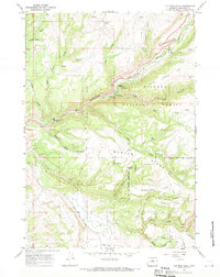 Old Maid Gulch 1967 topographic map thumbnail