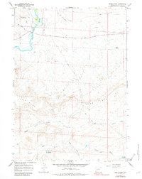 Olsen Ranch 1964 topographic map thumbnail