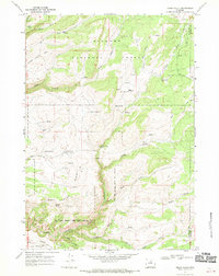 Onion Gulch 1967 topographic map thumbnail