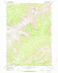 Open Creek 1970 topographic map thumbnail