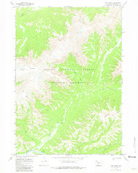 Open Creek 1970 topographic map thumbnail