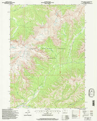 Open Creek 1996 topographic map thumbnail
