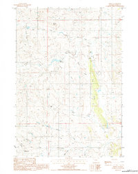 Oshoto 1984 topographic map thumbnail