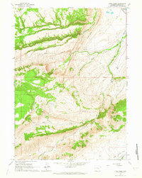 Otter Creek 1960 topographic map thumbnail