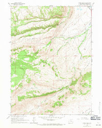 Otter Creek 1960 topographic map thumbnail
