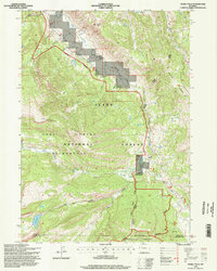 Ouzel Falls 1996 topographic map thumbnail