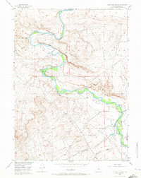 Overland Crossing 1955 topographic map thumbnail