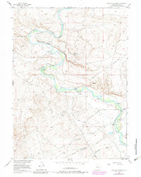 Overland Crossing 1955 topographic map thumbnail