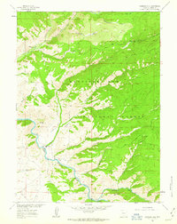 Overlook Hill 1961 topographic map thumbnail