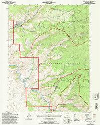 Overlook Hill 1992 topographic map thumbnail