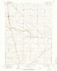 P O Ranch 1962 topographic map thumbnail