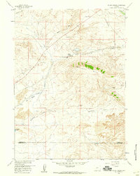 Pacific Springs 1958 topographic map thumbnail