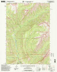 Pahaska Tepee 1991 topographic map thumbnail