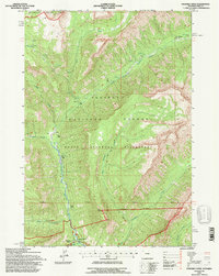 Pahaska Tepee 1991 topographic map thumbnail