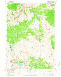 Paradise Basin 1952 topographic map thumbnail