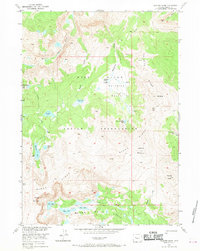 Paradise Basin 1952 topographic map thumbnail