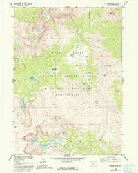 Paradise Basin 1952 topographic map thumbnail