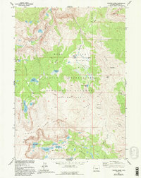 Paradise Basin 1952 topographic map thumbnail