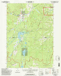 Park Reservoir 1993 topographic map thumbnail