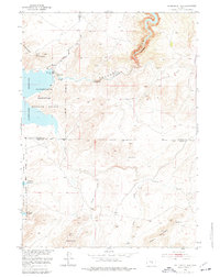 Pathfinder Dam 1951 topographic map thumbnail