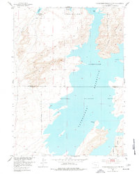 Pathfinder Reservoir NW 1951 topographic map thumbnail