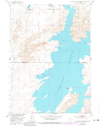 Pathfinder Reservoir NW 1951 topographic map thumbnail
