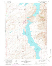 Pathfinder Reservoir SW 1953 topographic map thumbnail