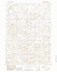 Patsy Draw 1984 topographic map thumbnail