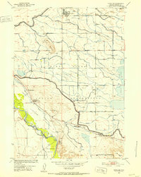 Pavillion 1950 topographic map thumbnail