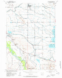 Pavillion 1958 topographic map thumbnail