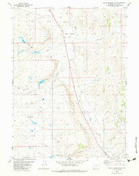 Peach Orchard Flat 1982 topographic map thumbnail