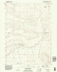 Petsch Reservoir 1990 topographic map thumbnail