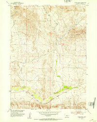 Picard Ranch 1952 topographic map thumbnail
