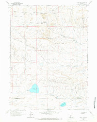 Picket Lake 1961 topographic map thumbnail