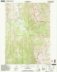Pickle Pass 1996 topographic map thumbnail