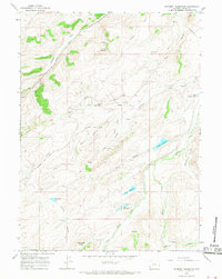 Piedmont Reservoir 1965 topographic map thumbnail