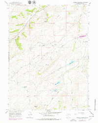 Piedmont Reservoir 1965 topographic map thumbnail