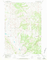 Pierce Draw 1967 topographic map thumbnail