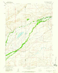 Pierce Reservoir 1958 topographic map thumbnail