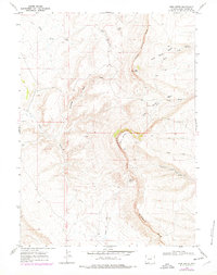 Pine Bluffs 1968 topographic map thumbnail