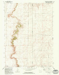 Pine Bluffs SE 1991 topographic map thumbnail