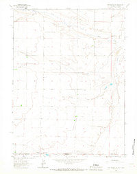Pine Bluffs SW 1963 topographic map thumbnail