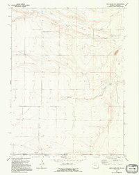 Pine Bluffs SW 1991 topographic map thumbnail