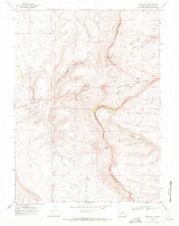 Pine Butte 1968 topographic map thumbnail