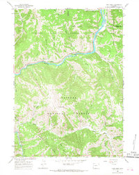 Pine Creek 1965 topographic map thumbnail